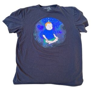 Bobby Hill Cosmic Meditation Cotton T Shirt Size Large